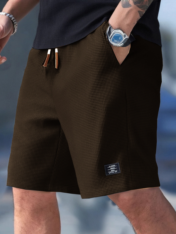 Pantaloncini leggeri da uomo con vita regolabile