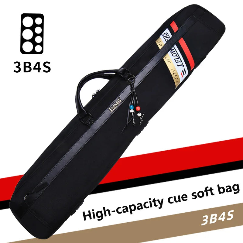 JFLOWERS-Original Billiard Cue Soft Bag, 7 Holes Nylon Material, 1/2 Split Cue Bag, 85cm