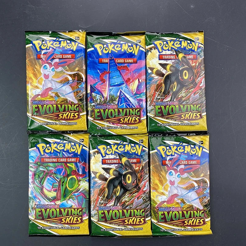 Pokemon 10/20pc  Card Evolutions Game Cards Trading Play Toys Battle Styles Darkness Ablaze Children Gifts Pokemon Booster Box