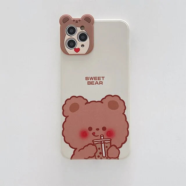 Korean Cute Phone Case For iPhone