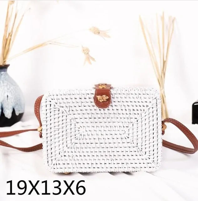 Straw Shoulder Bag