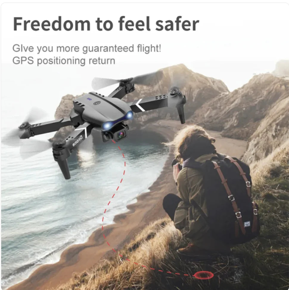 E99 Folding 4K Camera Drone with Remote Control