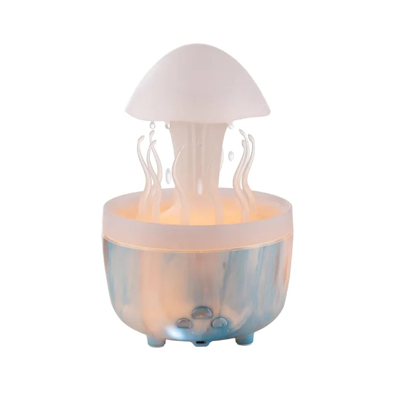 Rotating Water Drop Aroma Diffuser Colorful Night Lamp