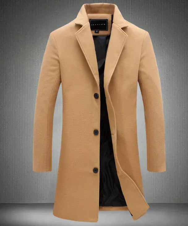 Elegant Men's Wool Jacket