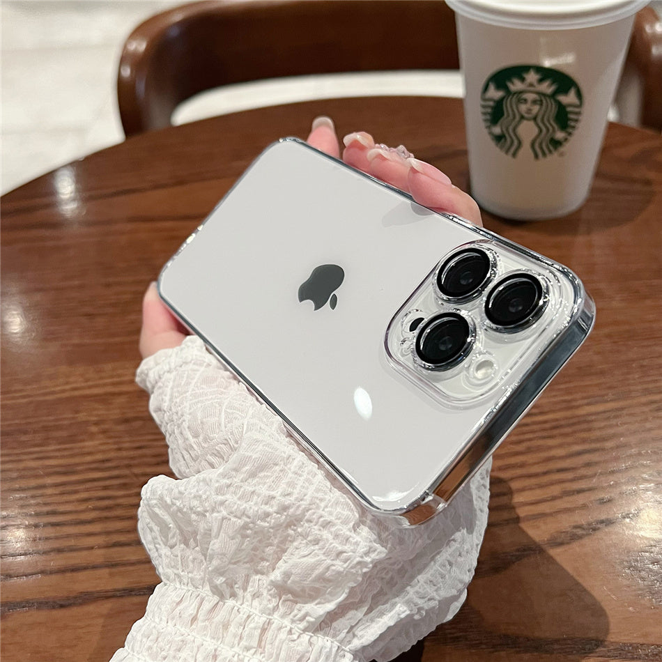 Luxury Shockproof Transparent Case for iPhone