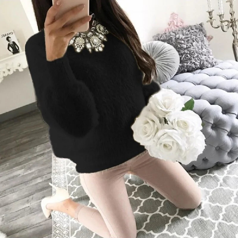 1-Women Fleece Warm Autumn Winter Sweater