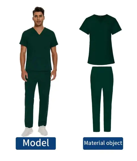 Men's V-Neck Medical Uniform