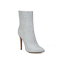 Glitter Pointy Toe Stivaletto Heeled Boots