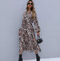 Leopard Maxi Dress Women