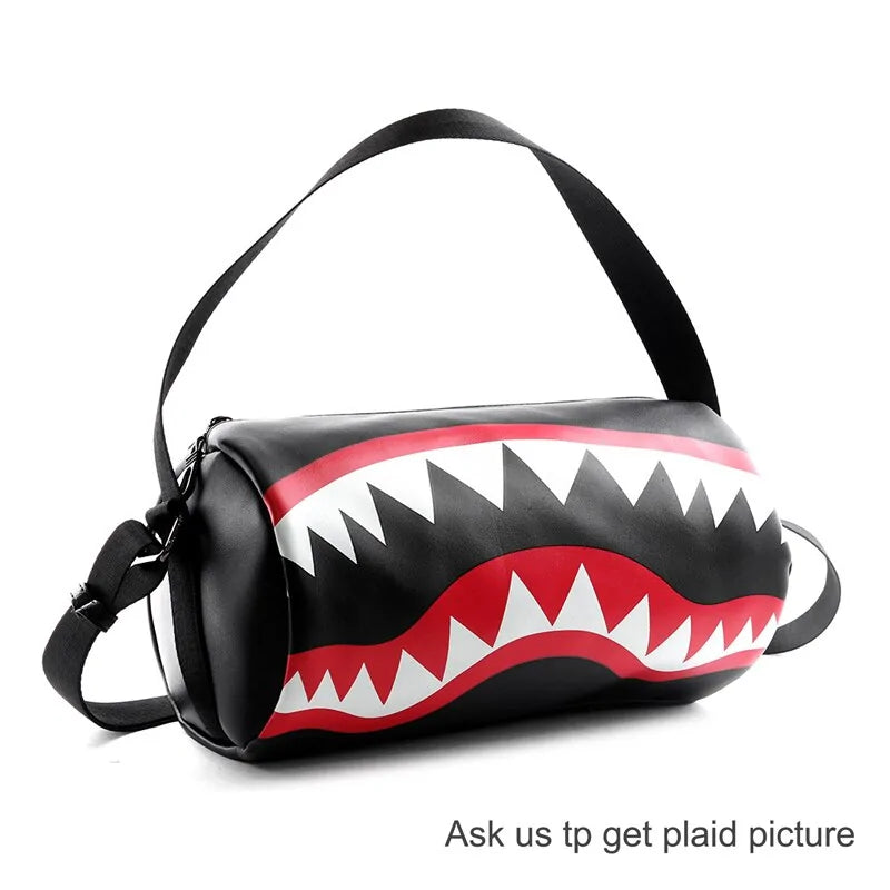 Shark Plaid Bag